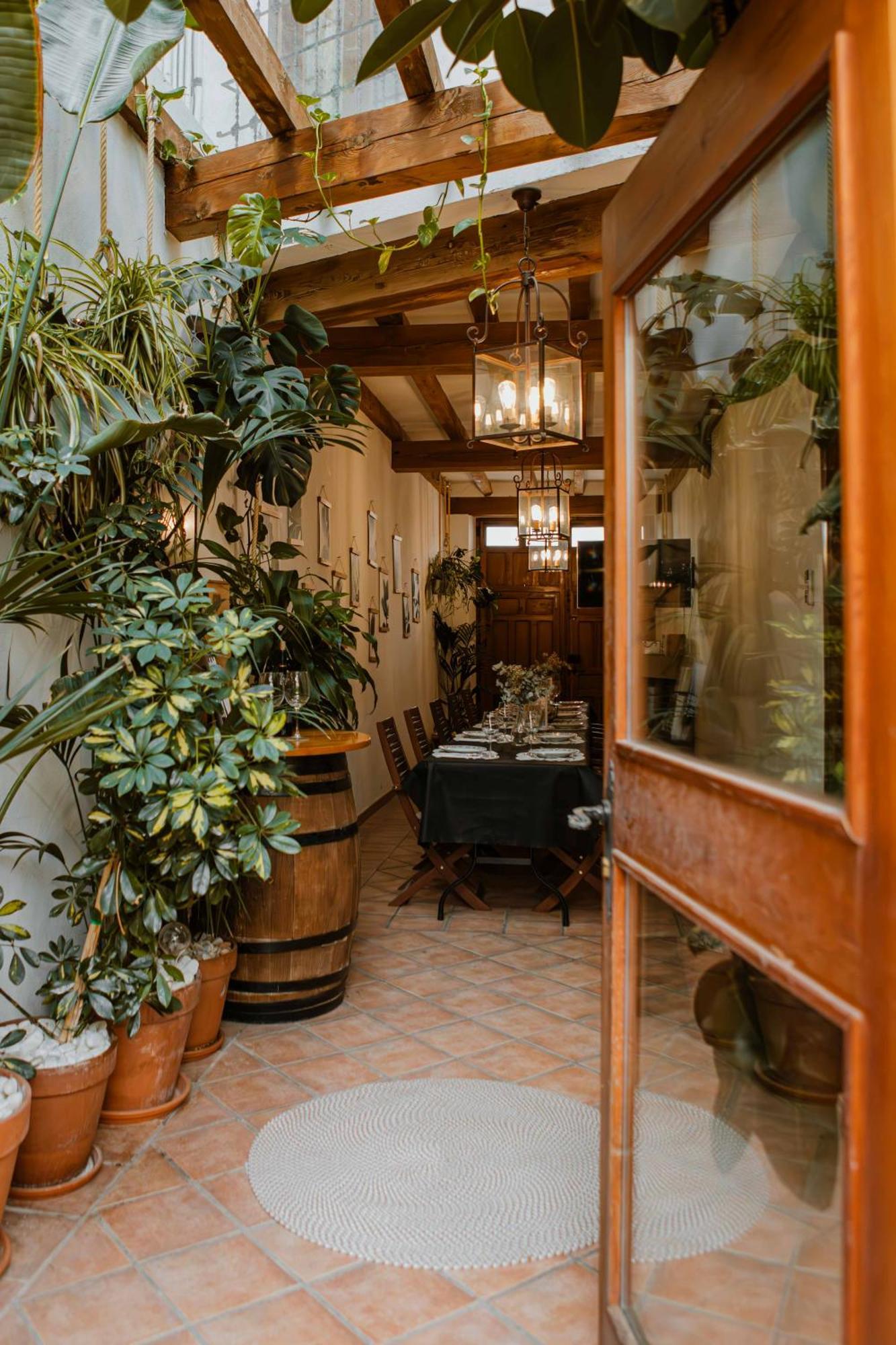 Gasthaus La Casona De Mahora Exterior foto